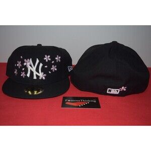 MLB New Era New York Yankees Japan Sakura Cherry Blossom VINTAGE Hat ULTRA RARE
